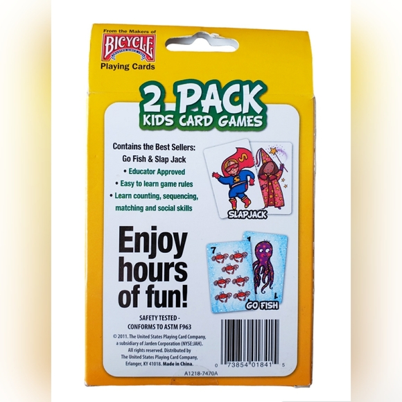 2 Pack Kids Card Games - Picture 2 of 2